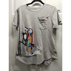 Disney Juniors' Size XL (15-17) Nightmare Before Christmas Halloween Graphic Tee